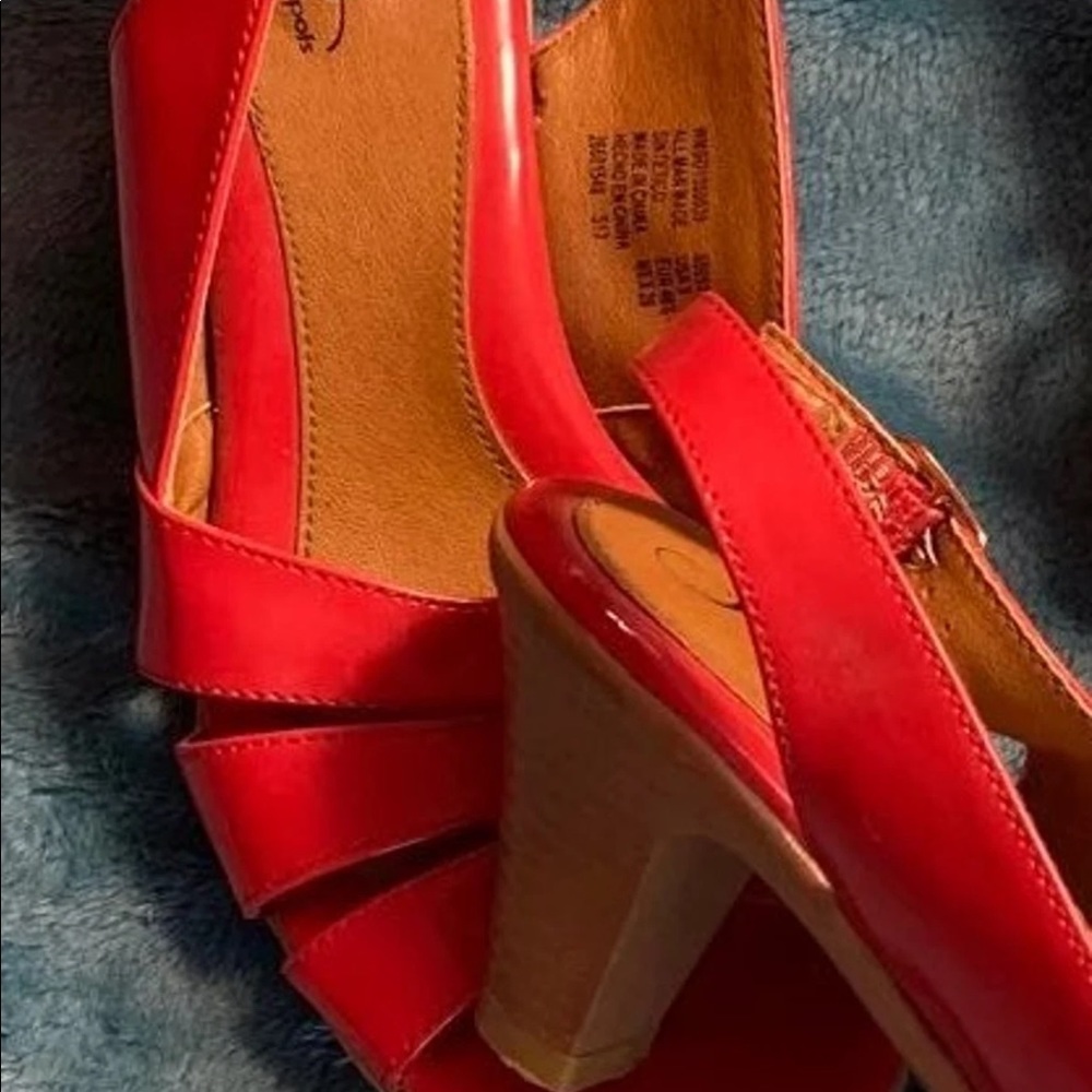 Coral sandals